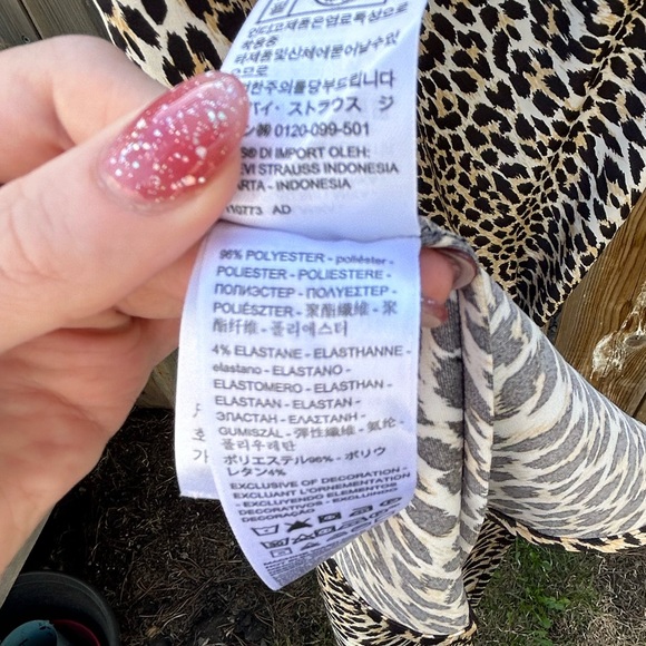 Levi’s Leopard Print ‘Marietta’ Slip Dress - Picture 4 of 4